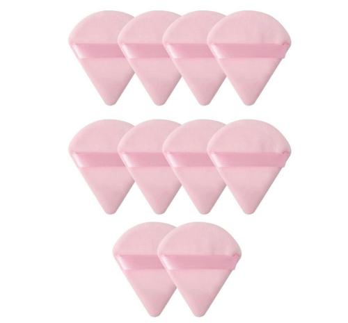 Bobby Warren Makeup Puff Set Soft Triangle - Pink (10pcs)