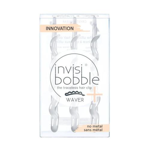 Invisibobble Waver+ Crystal Clear Hair Clip (3 τμχ)