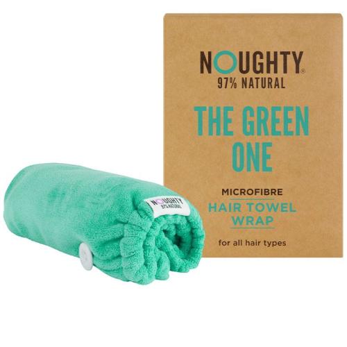 Noughty Microfibre Hair Towel Wrap - The Green One