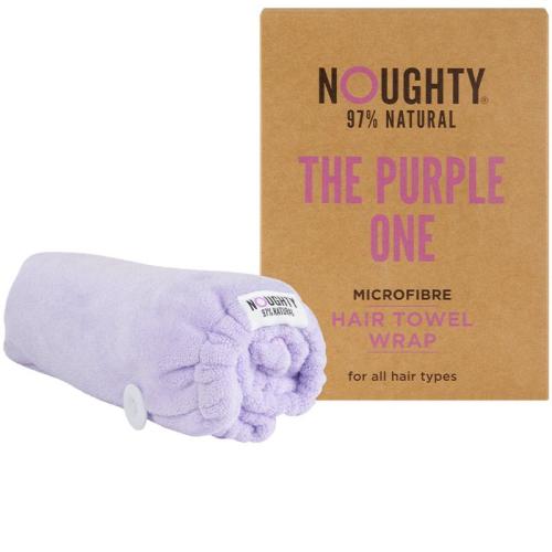 Noughty Microfibre Hair Towel Wrap - The Purple One