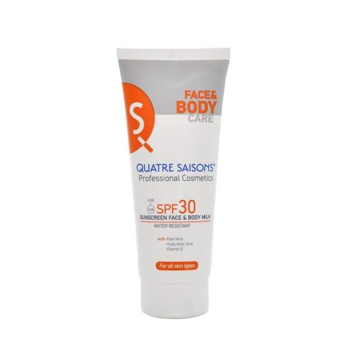 QS Professional Cosmetics - SunScreen SPF30 Face & Body Milk (200ml)
