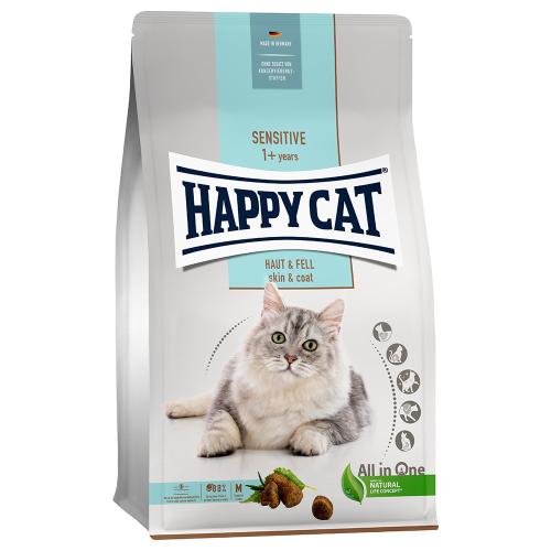Happy Cat Sensitive Skin & Fur - Οικονομική συσκευασία: 2 x 4 kg