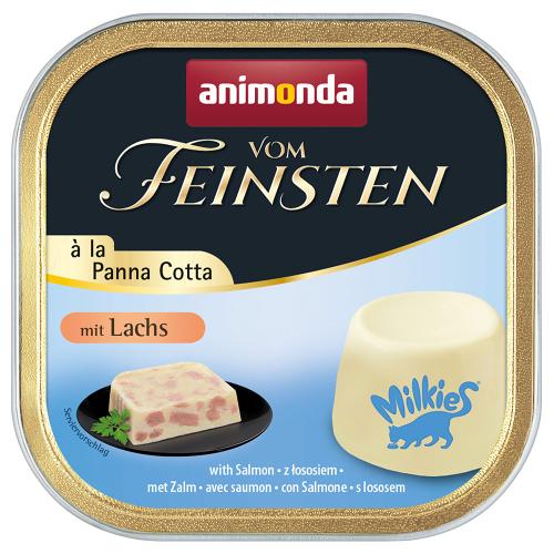 Πακέτο Προσφοράς Animonda Vom Feinsten Adult à la Panna Cotta 64 x 100 g - με σολομό