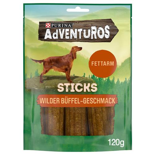 PURINA Adventuros Sticks Αγριοβούβαλος - Πακέτο Προσφοράς: 2 x 120 g