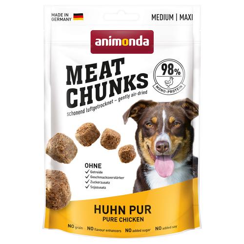 Animonda Meat Chunks Medium / Maxi - 4 x 80 g Κοτόπουλο