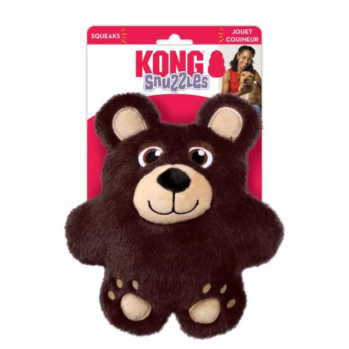 KONG Snuzzles Bear - L 22 x W 22 x H 9 cm