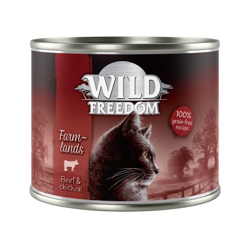 5 + 1 Δωρεάν! 6 x 200 g Wild Freedom Adult - Χωρίς Δημητριακά - High Valley - Βοδινό & Κοτόπουλο