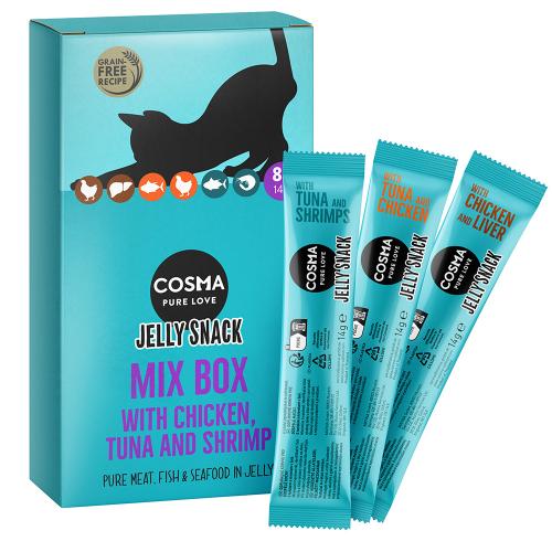 Πακέτο Προσφοράς Cosma Jelly Snack 24 x 14 g - Μεικτό Πακέτο 2
