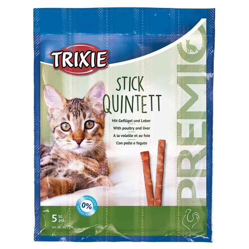 Trixie PREMIO Stick Κουιντέτο - με πουλερικά και συκώτι (20 x 5 g)