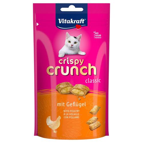 Vitakraft Crispy Crunch με πουλερικά - Οικονομική συσκευασία 2 x 60 g