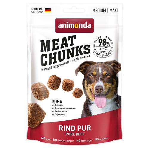 Animonda Meat Chunks Medium / Maxi - 4 x 80 g Βοδινό