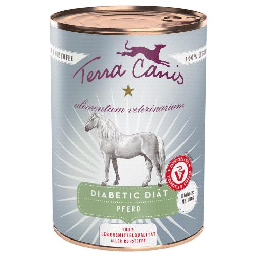 Πακέτο Προσφοράς Terra Canis Alimentum Veterinarium Diabetic Diet 12 x 400 g - Άλογο