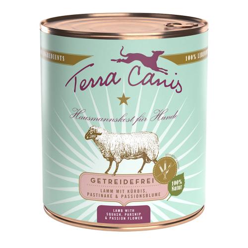 Terra Canis Grain-Free 6 x 800 g - Αρνί με Κολοκύθα, Παστινάκη & Πασιφλόρα