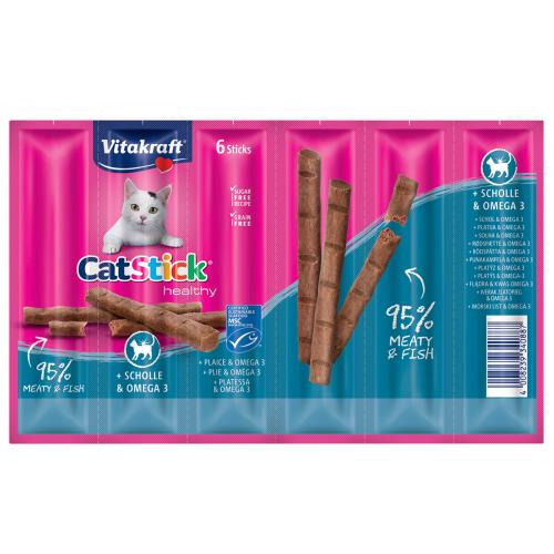 Vitakraft Cat Stick Healthy - Γλώσσα & Ω3 (6 x 6 g)
