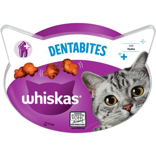 Whiskas Dentabites - με Κοτόπουλο (6 x 40 g)