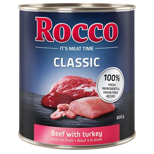 24 x 800 g Rocco Classic σε Ειδική Τιμή! - Βοδινό με Γαλοπούλα
