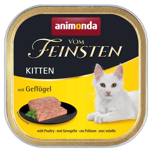 Πακέτο Προσφοράς Animonda vom Feinsten Kitten 30 x 100 g - Πουλερικά