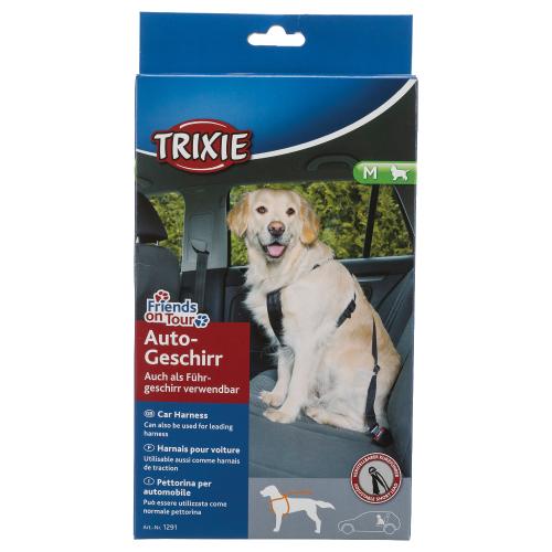 Trixie Ζώνη Αυτοκινήτου για Σκύλους - Μέγεθος M: περιφέρεια θώρακα 50 - 70 cm