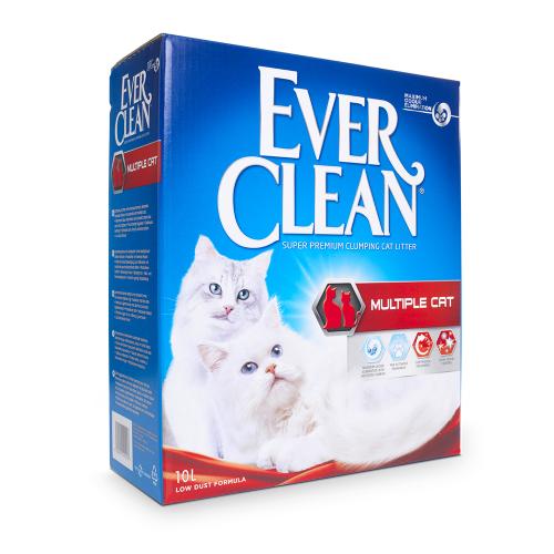 Ever Clean® Multiple Cat Συγκολλητική Άμμος - Πακέτο Προσφοράς: 2 x 10 l