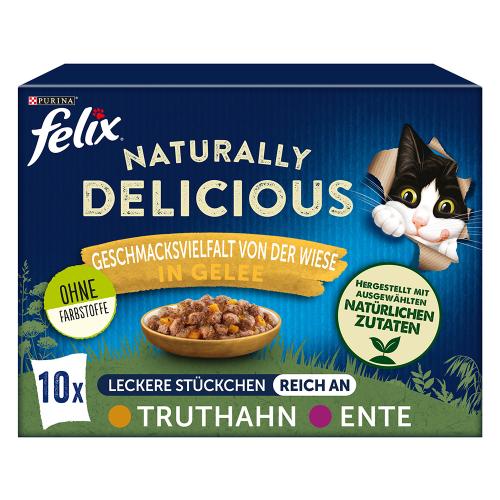 Πακέτο Προσφοράς Felix Naturally Delicious 20 x 80 g - Ποικιλία Πουλερικών σε Ζελέ