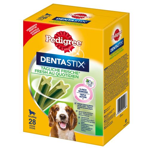 Pedigree Dentastix Fresh, 112 τεμάχια - για σκύλους Μεσαίου μεγέθους (10–25 kg), 2880 g, 112 τμχ.