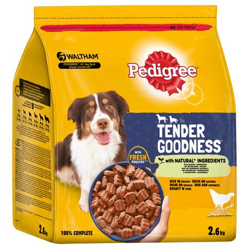 Pedigree Tender Goodness με Πουλερικά - Πακέτο Προσφοράς: 3 x 2,6 kg