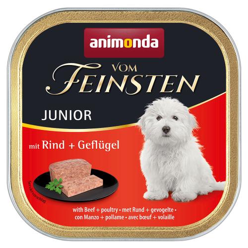 Animonda vom Feinsten Junior 6 x 150 g - Βοδινό & Πουλερικά