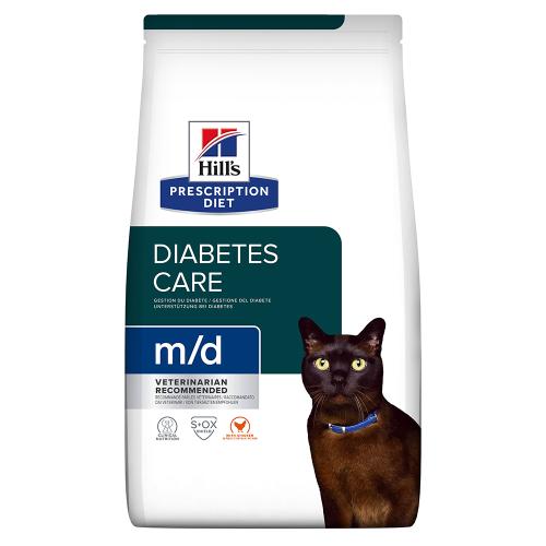 Hill's Prescription Diet m/d Diabetes Care με Κοτόπουλο - Πακέτο Προσφοράς: 2 x 3 kg