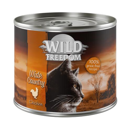 Wild Freedom Adult 6 x 200 g - Χωρίς Δημητριακά - Wide Country - Κοτόπουλο
