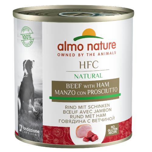 Πακέτο προσφοράς Almo Nature HFC 24 x 280 g / 290 g - Βοδινό & Ζαμπόν (290 g)