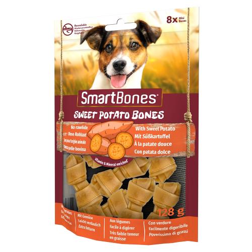 SmartBones Κόκκαλο Γλυκοπατάτα για Μικρόσωμους Σκύλους - 8 τεμάχια