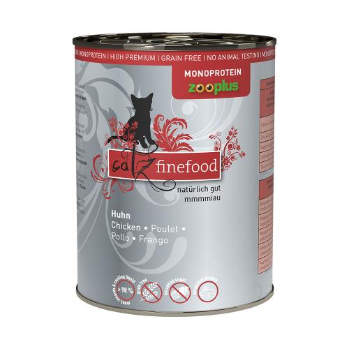 catz finefood Monoprotein zooplus 12 x 400 g - Κοτόπουλο