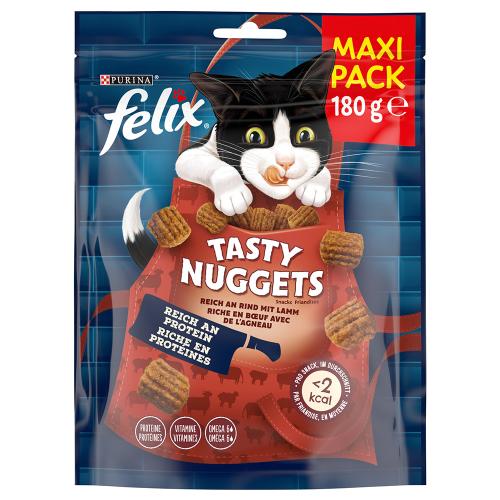 Felix Tasty Nuggets Βοδινό και Αρνί - Πακέτο Προσφοράς: 2 x 180 g
