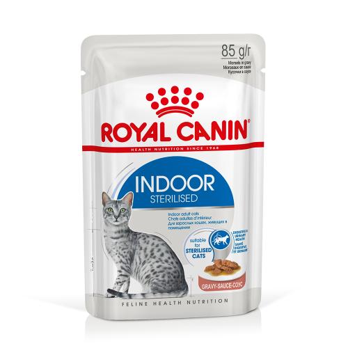 Royal Canin Indoor Sterilised σε Σάλτσα - 12 x 85 g