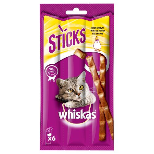 Whiskas Sticks 14 x 36 g - Πλούσια σε Κοτόπουλο
