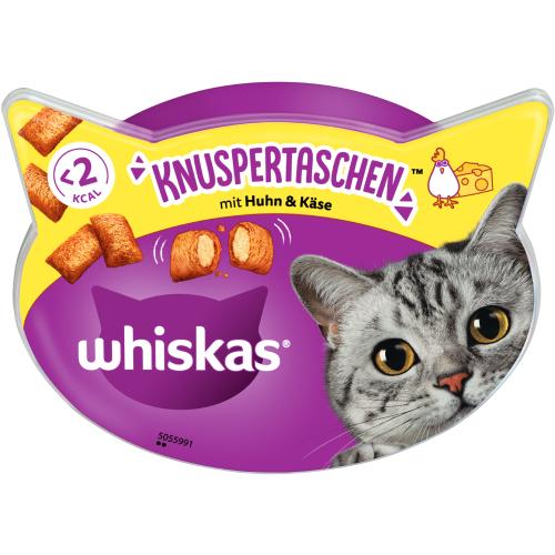 Whiskas Temptations - Κοτόπουλο & Τυρί (8 x 60 g)