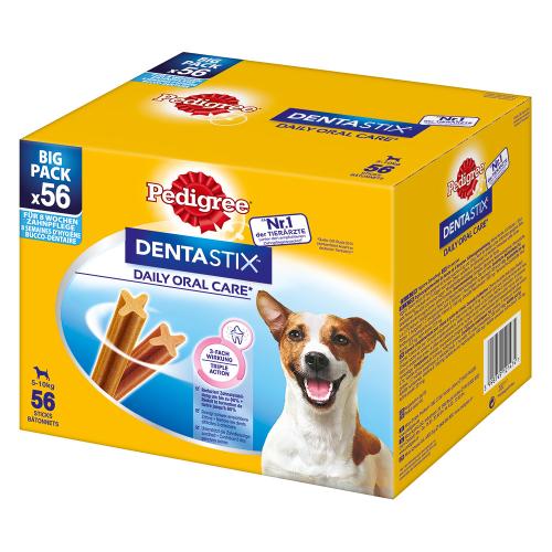 Πακέτο Προσφοράς: 168 τμχ. Pedigree DentaStix Daily Oral Care / Fresh - για μικρόσωμους σκύλους (5-10 kg)