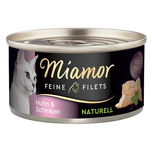 Πακέτο Προσφοράς Miamor Feine Filets Naturelle 24 x 80 g - Κοτόπουλο & Ζαμπόν