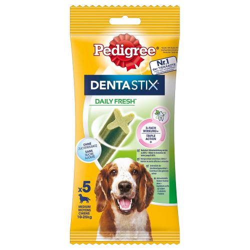 Pedigree Dentastix Fresh - για σκύλους μεσαίου μεγέθους (10 - 25 kg), 5 τμχ.