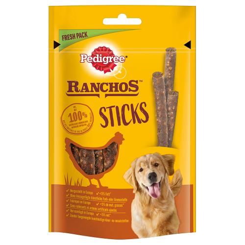 Pedigree Ranchos Sticks - Συκώτι Κοτόπουλου 3 x 60 g
