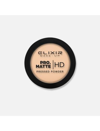 Elixir Pro. Matte Pressed Powder HD -207 (Light Brown)