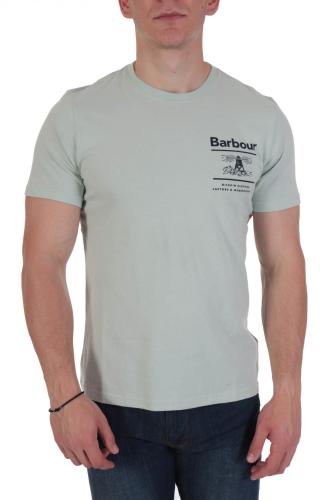 BARBOUR T-SHIRT TAILORED FIT CHANNORY ΜΕΝΤΑ