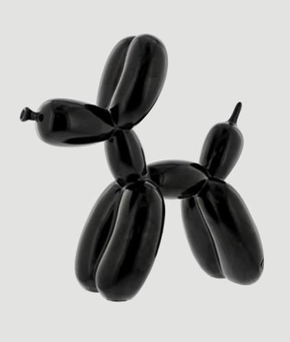 Μπαλόνι Σκύλος (Μαύρο, Μίνι) Σύγχρονη Τέχνη, Ζώο Γλυπτό με Μπαλόνι, Δώρο για τους Λάτρεις των Σκύλων