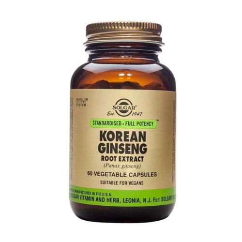 Solgar Korean Ginseng Root Extract 60 Φυτικές Κάψουλες
