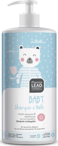 Pharmalead Baby Shampoo & Bath Βρεφικό Απαλό Σαμπουάν & Αφρόλουτρο 1lt