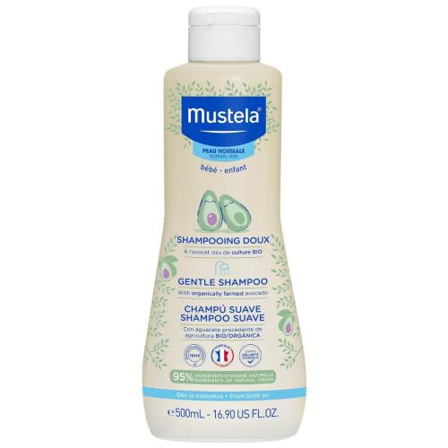 Mustela Gentle Shampoo - Απαλό Σαμπουάν Με Αβοκάντο Βιολογικής Καλλιέργειας 500ml