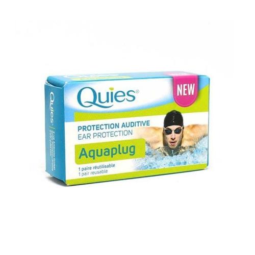 Quies Aquaplug Earplugs 1 Ζεύγος (Σιλικόνη - Κατάλληλο για Κολυμβητές)