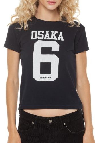 T-Shirt Osaka Graphic Short Sleeve Fitted SUPERDRY