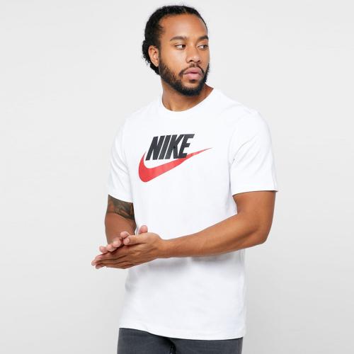 Nike Ανδρικό 100% Βαμβακερό T-Shirt Futura Λευκό