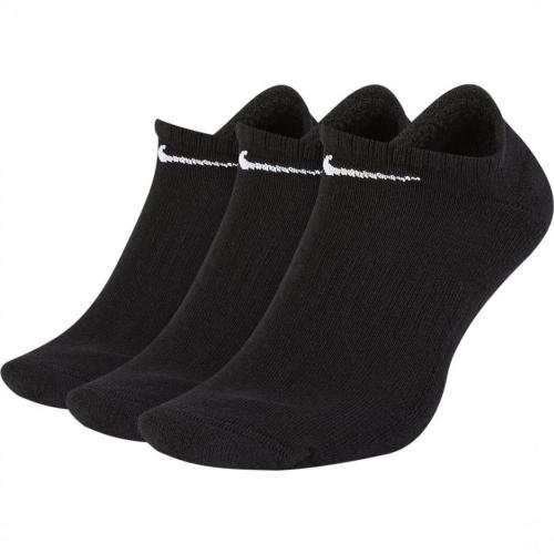 Nike Everyday Cushioned Χαμηλές Κάλτσες Προπόνησης Μαύρες 3 Ζεύγη